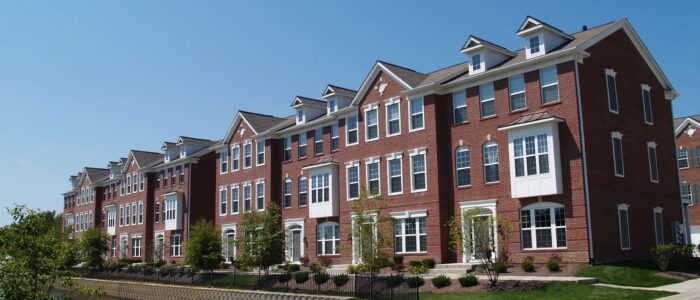 Multifamily townhomes in the Carolinas, where Gregory Pest helps property managers prevent pest issues that affect tenant retention and reviews.